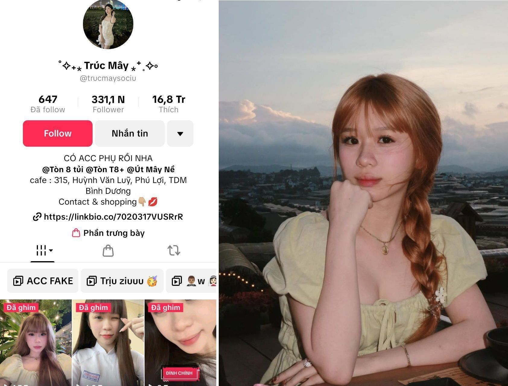 Lộ clip sexy Trúc Mây TikTok quyến rũ