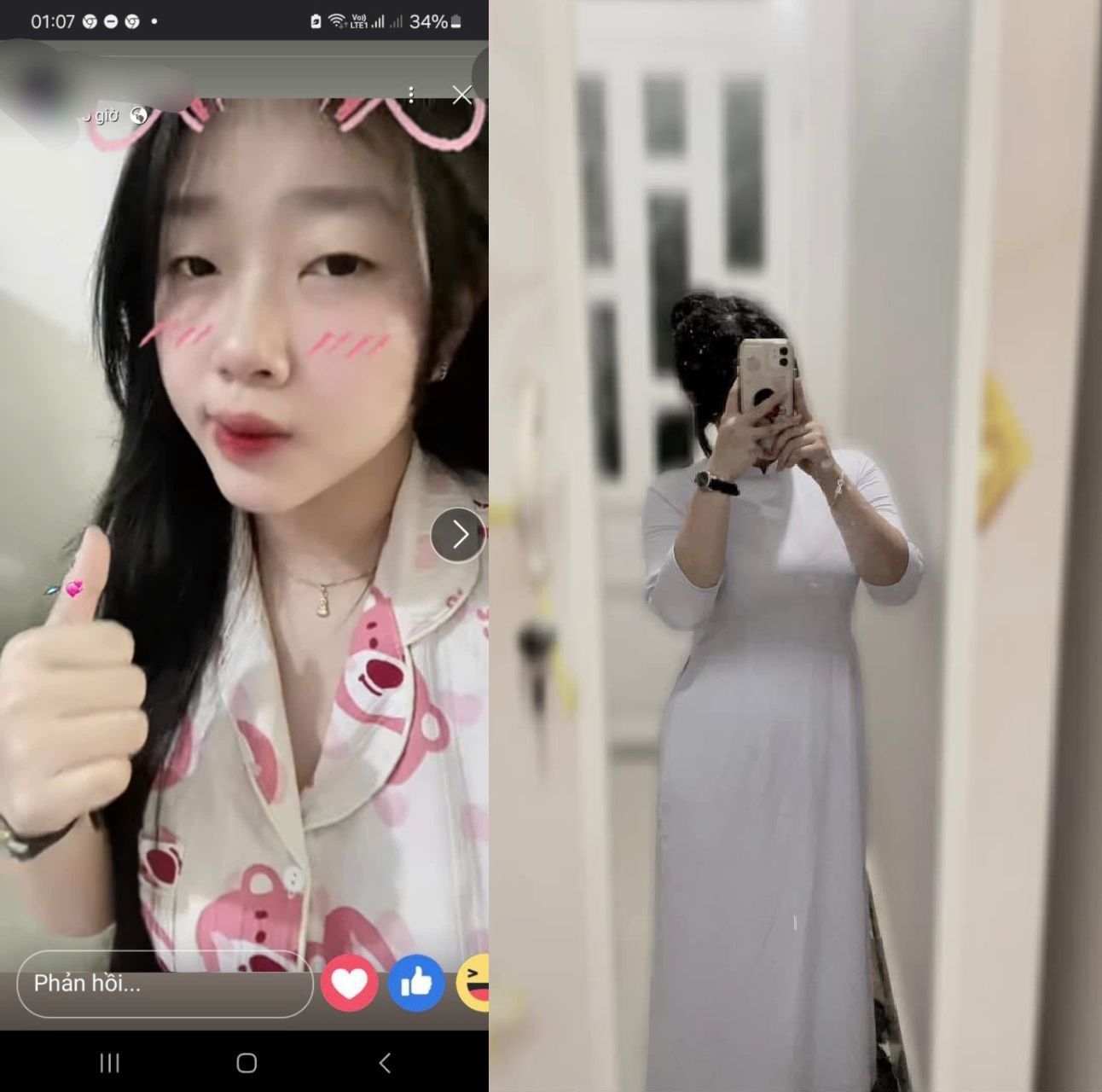 Clip nóng Trần Linh nữ sinh body mê hoặc bốc lửa