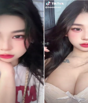Tiktoker xinh thỏa mãn mê đắm trong khoảnh khắc nóng bỏng