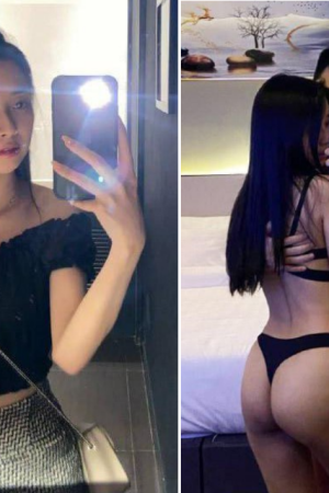 Clip nóng cô gái xinh thích khoe thân không mặc quần lót