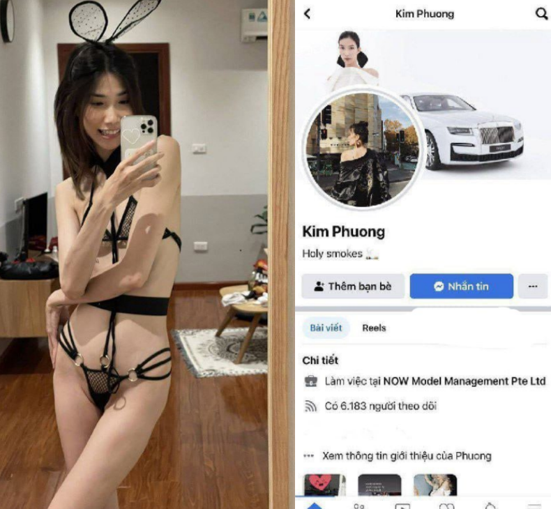 Kim Phuong lộ clip nóng gây bão mạng xã hội