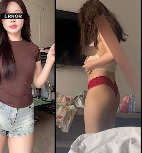 Gặp em gái bím xinh mông tròn đầy đặn