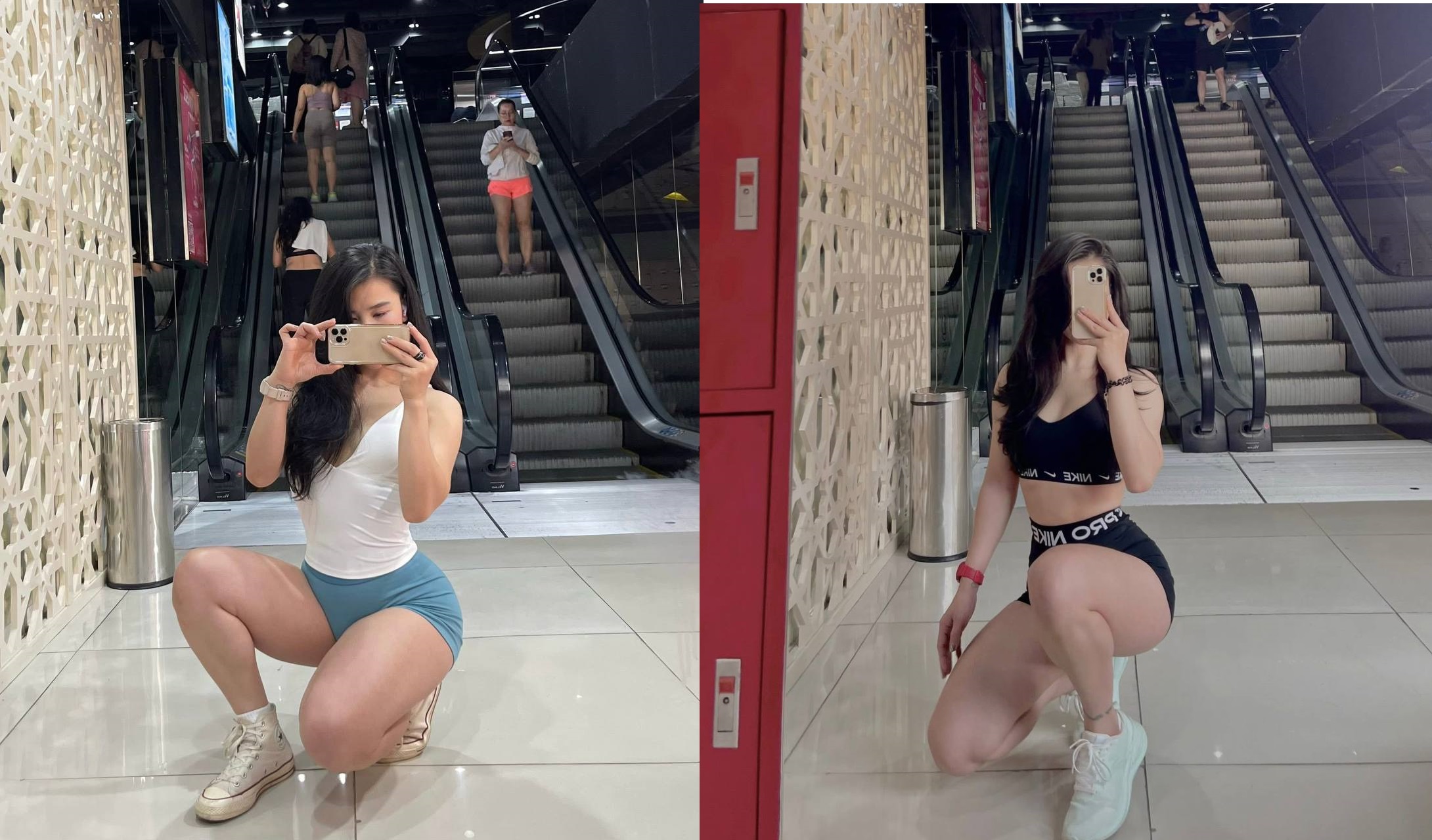 Gymer ngực bự bị đè nén rên la mãnh liệt trong phòng