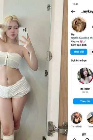 Mykey dễ thương quyến rũ gợi cảm mảnh mai bùng nổ