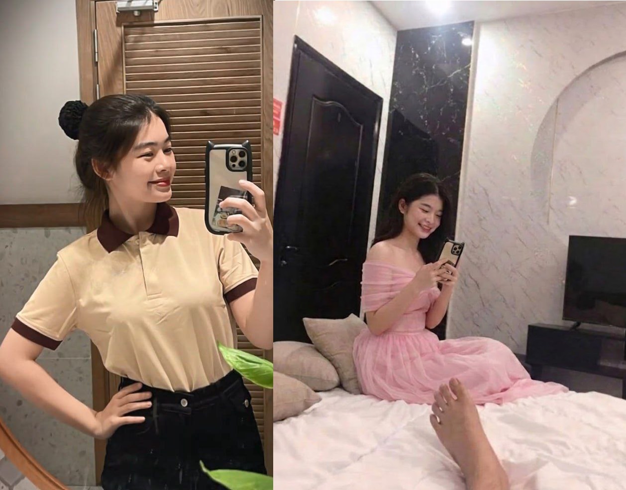 NV mê phong cách sếp nện