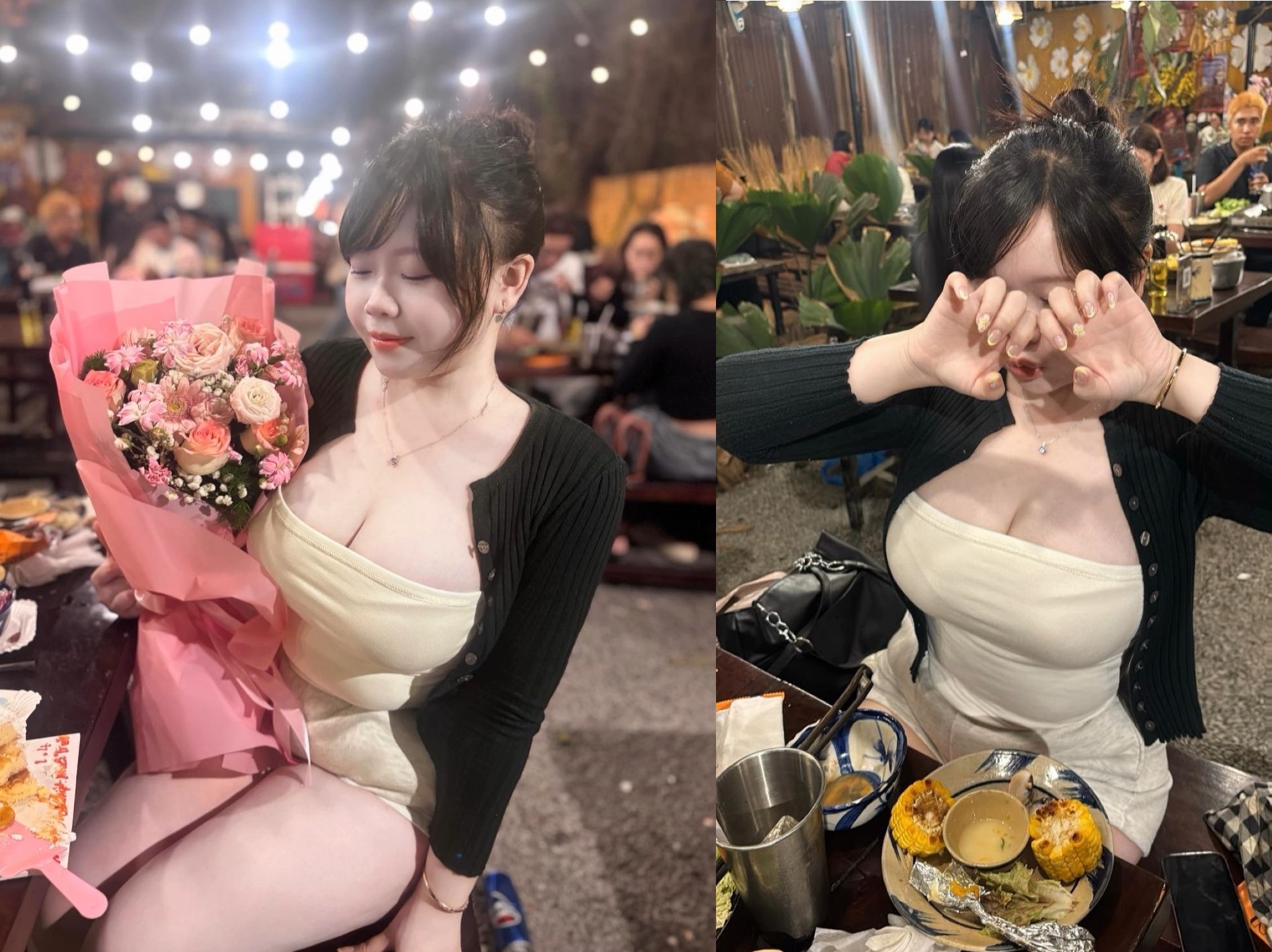 Đưa em hàng múp đi ăn rồi nện luôn