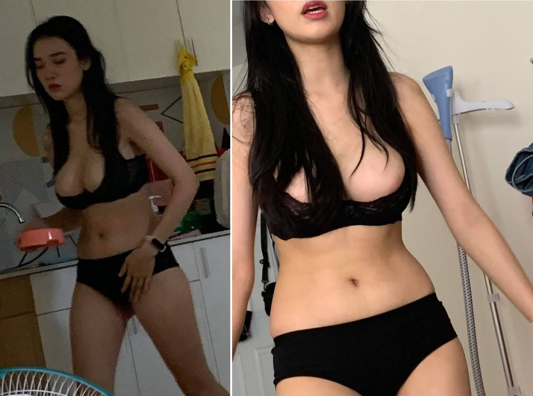 Idol ngực to lộ video sex tại chung cư