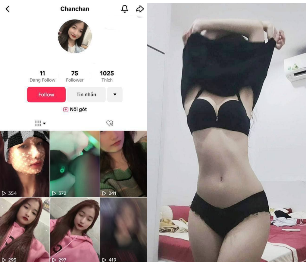 Clip nóng TikToker Chan Chan