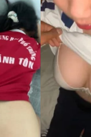 Em sinh viên ngực khủng thèm chim