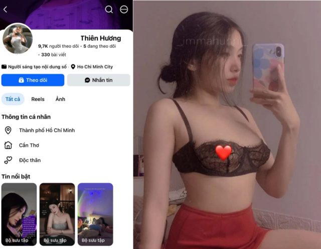 Clip nóng em Thiên Hương mông xịn